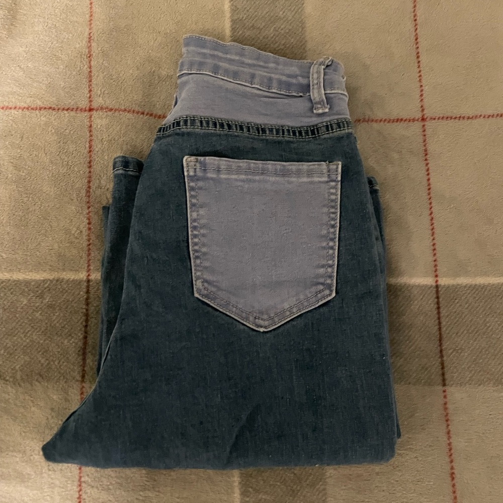 Stylish Two-Tone Denim Jeans